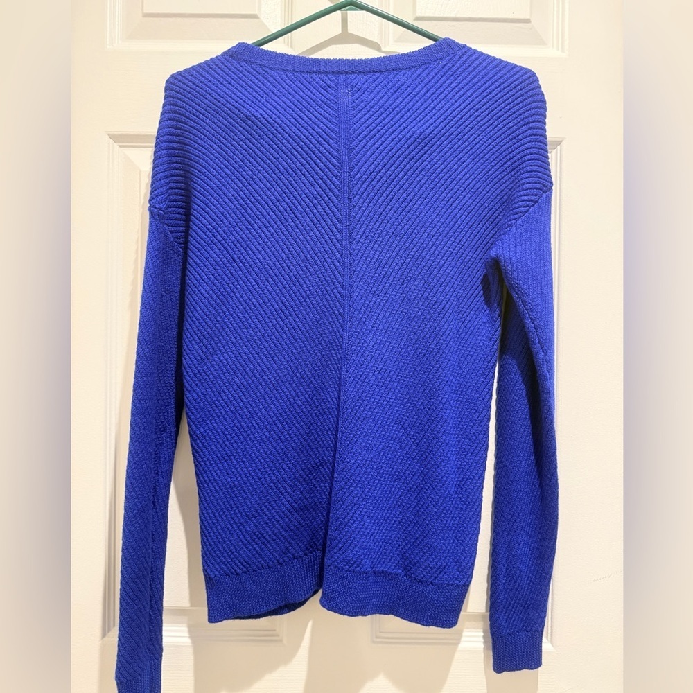 Wilfred Free 2XS Merino Wool Sweater Royal Blue - Picture 6 of 6